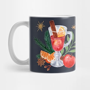 Mulled Wine Watercolor Mug